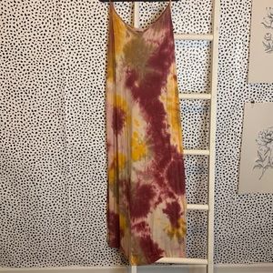 Plus size 3x tie die maxi dress